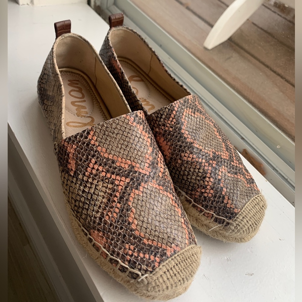 Sam Edelman Leather Animal Print Khloe-Nude 5